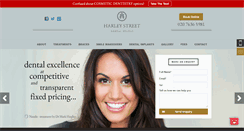 Desktop Screenshot of harleystreetdentalstudio.com