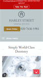 Mobile Screenshot of harleystreetdentalstudio.com